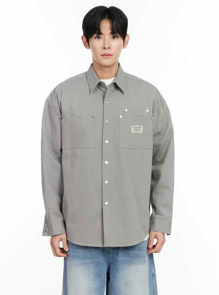 Men’s Button-Up Bio Cotton Shirt IM518