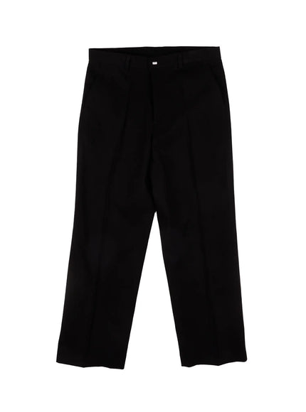 mens-loose-fit-slacks-ij512 / Black