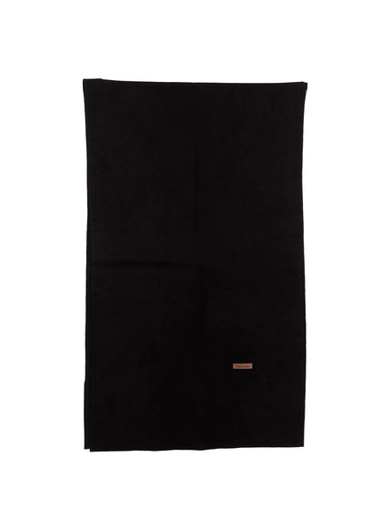 cozy-two-tone-scarf-in512 / Black
