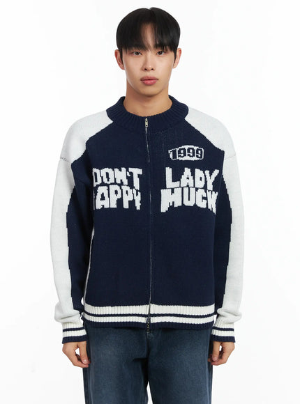 Bold Retro Knit Jacket ID515