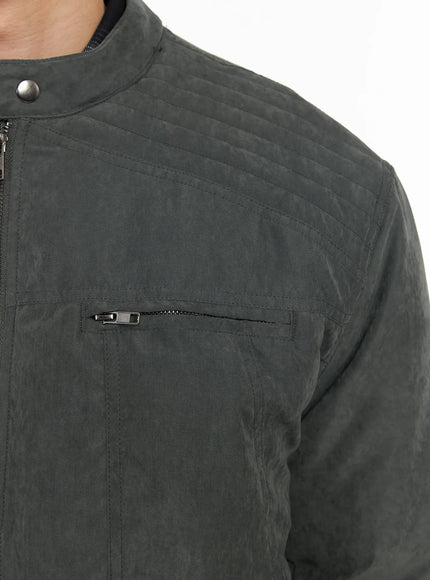 mens-two-way-zipper-biker-jacket-dark-green-if517