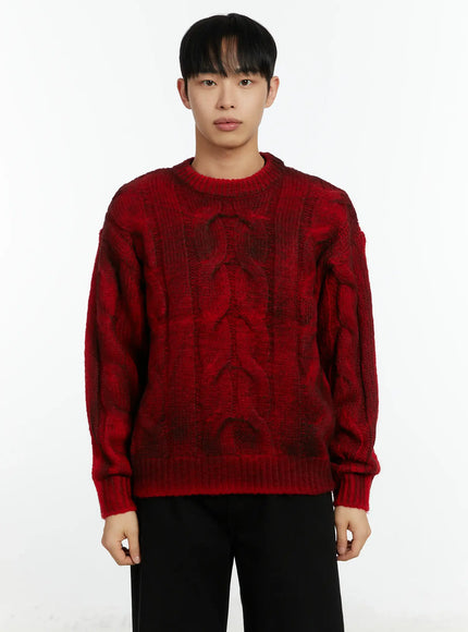 mens-vintage-washed-cable-knit-pullover-sweater-if511