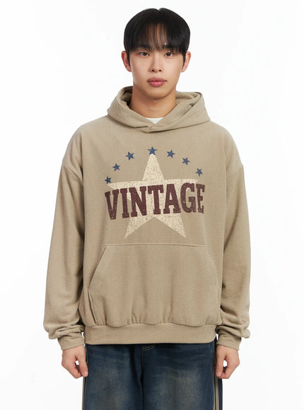 Vintage Print Graphic Hoddie ID515