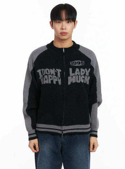 Bold Retro Knit Jacket ID515