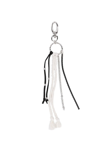 gothic-rope-keychain-is516 / White