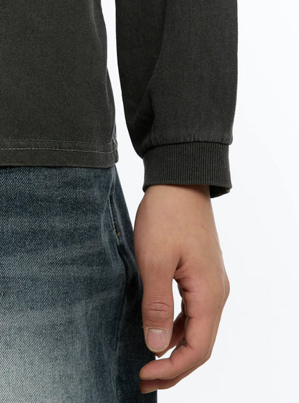 Men's Camo Star Patch Sweatshirt IM503