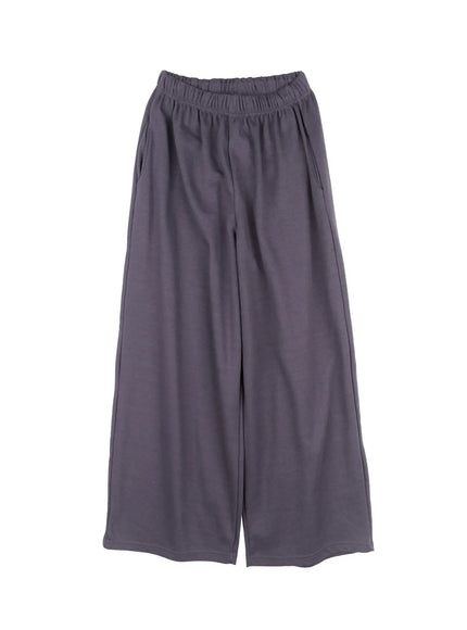 mens-wide-leg-sweatpants-is519 / Dark gray