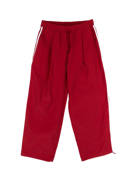 mens-wide-leg-track-pants-ia520 / Red