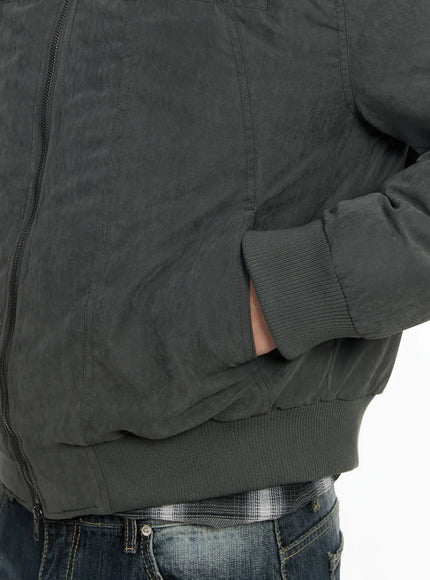 mens-two-way-zipper-biker-jacket-dark-green-if517