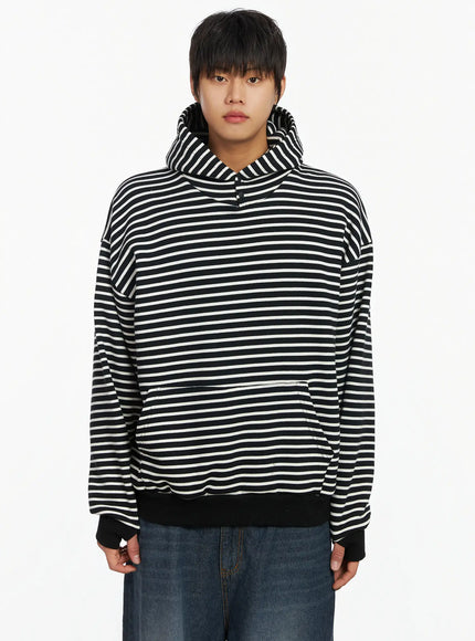 mens-striped-button-neck-hoodie-if503