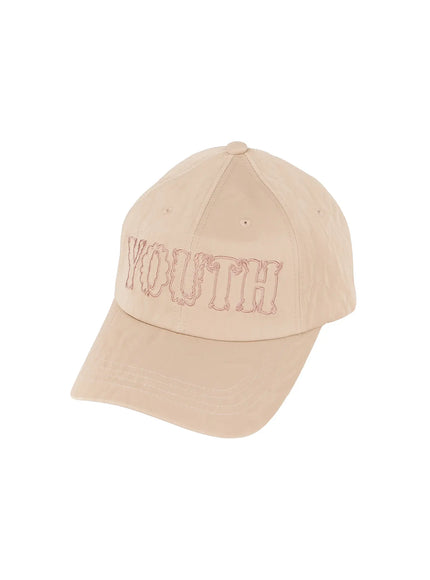 Crackle Faux Leather Youth Cap ID524
