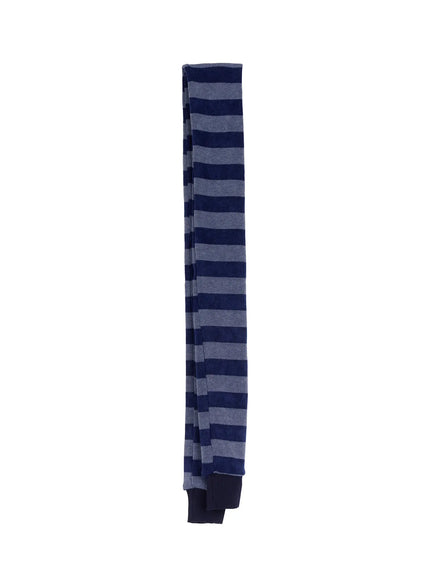 cozy-knit-striped-scarf-id502 / Blue