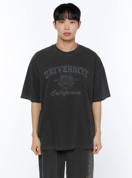 mens-oversized-graphic-tee-ia520 / Black