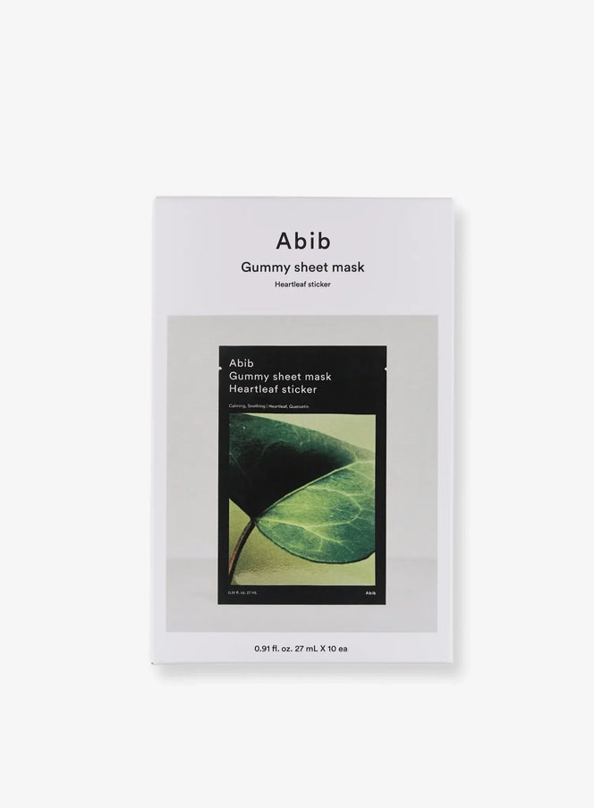 Gummy sheet mask Heartleaf sticker (10ea / 270ml)