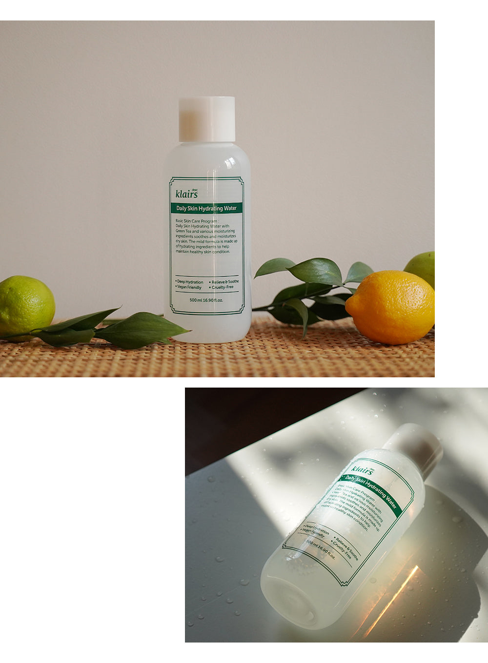 Daily Skin Hydrating Water (500ml) Dear, Klairs KBEAUTY LEWKIN