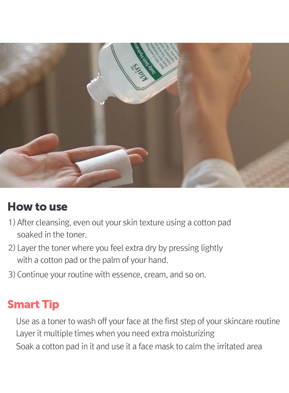 Daily Skin Hydrating Water (500ml) Dear, Klairs KBEAUTY LEWKIN