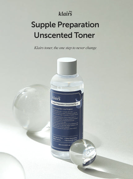 Supple Preparation Unscented Toner (180ml)