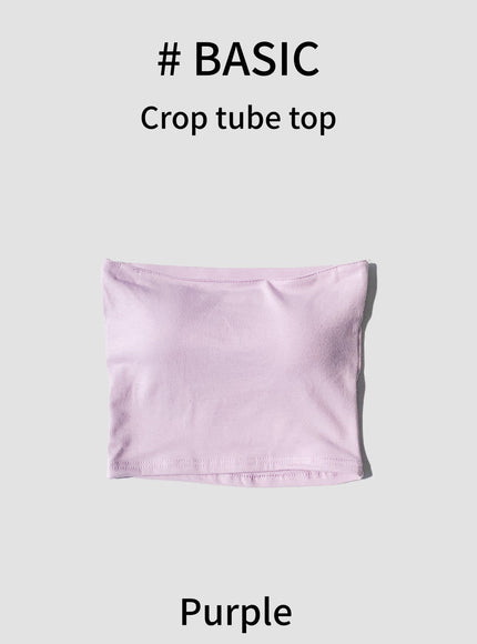 Cropped Tube Top #B17