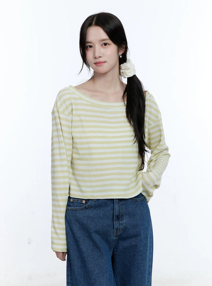 striped-loose-fit-long-sleeve-top-cg514