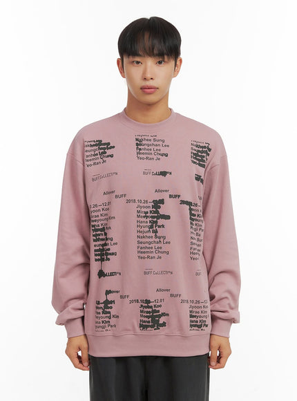 Lettering Crew Neck Sweatshirt CO410