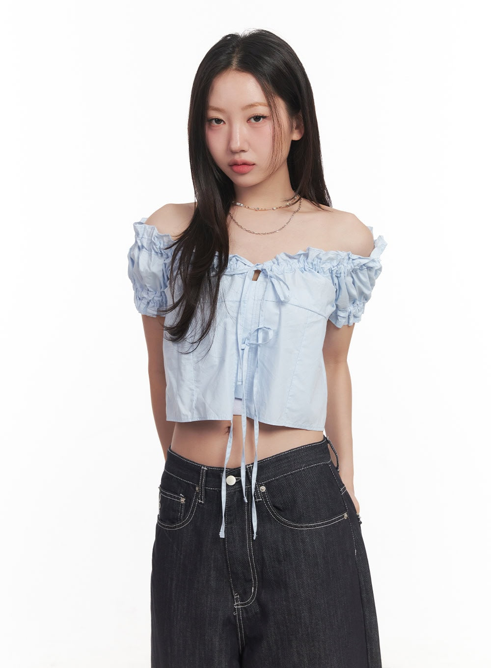 ribbon-off-shoulder-blouse-crop-top-ca529