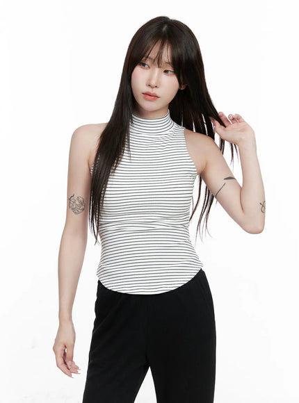 striped-high-neck-sleeveless-top-co521