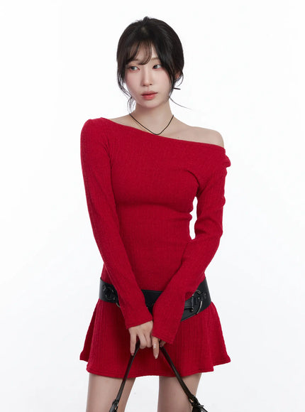 ribbed-knit-flared-mini-dress-cj526