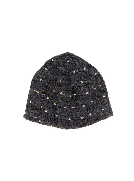 Vintage Dotted Knit Beanie CN517
