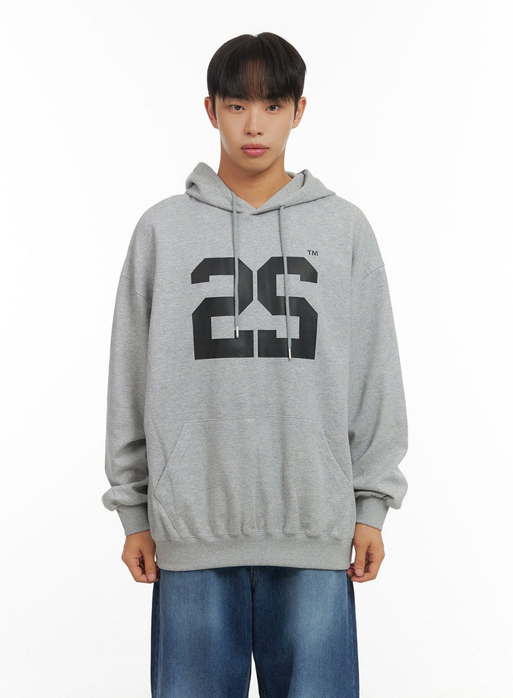 Men's Lettering Hooded Sweatshirt  CO408