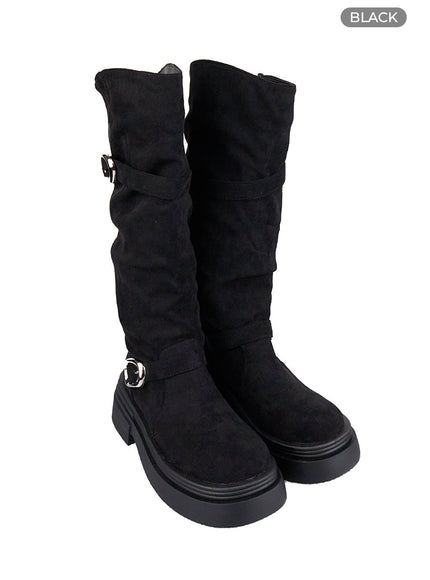 buckle-platform-long-boots-co426