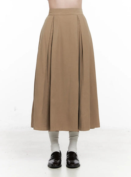 Classic Pintuck Maxi Skirt CO531