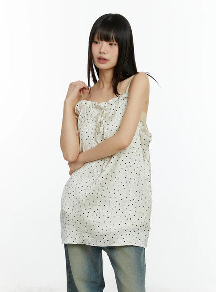ruffle-trim-polka-dot-mini-dress-cf510
