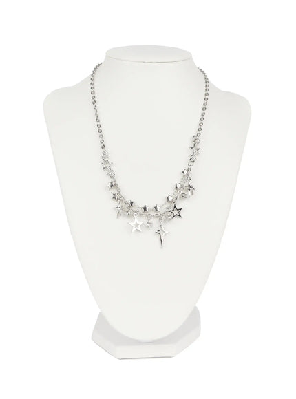 two-line-star-necklace-co503