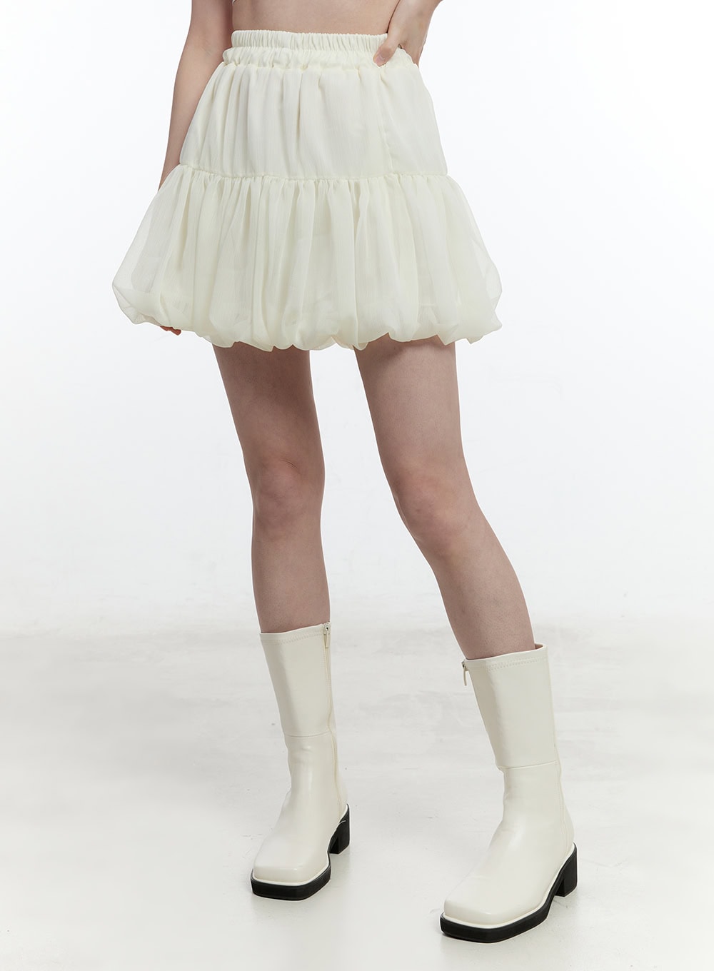 tiered-balloon-mini-skirt-cm521