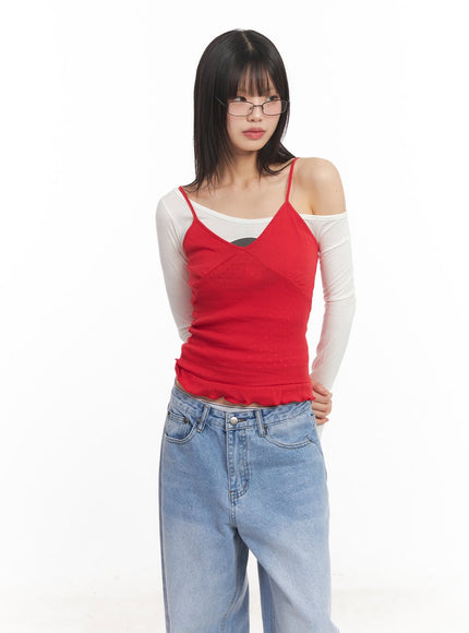 frill-trim-cami-top-ca523