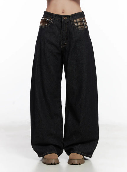 samara-plaid-accent-wide-leg-jeans-cd501