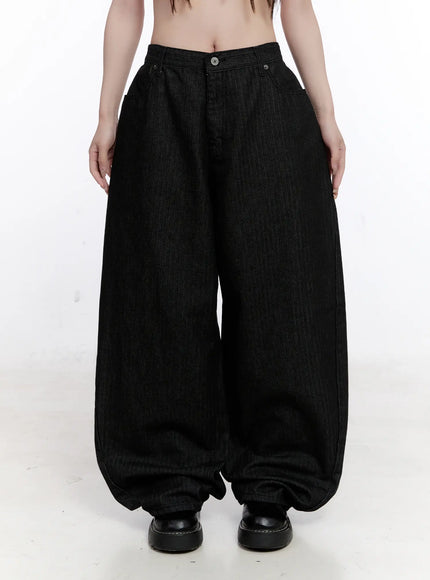 Vada Stitched Wide Leg Jeans CS530