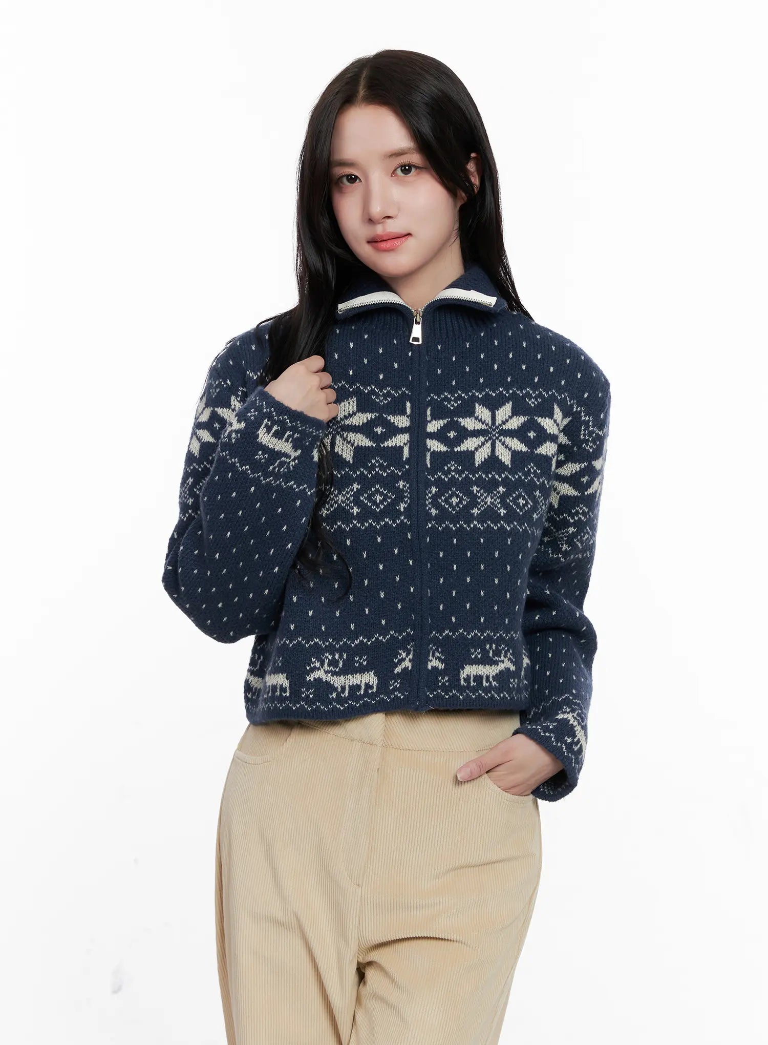 nordic-zip-up-knit-cardigan-co524