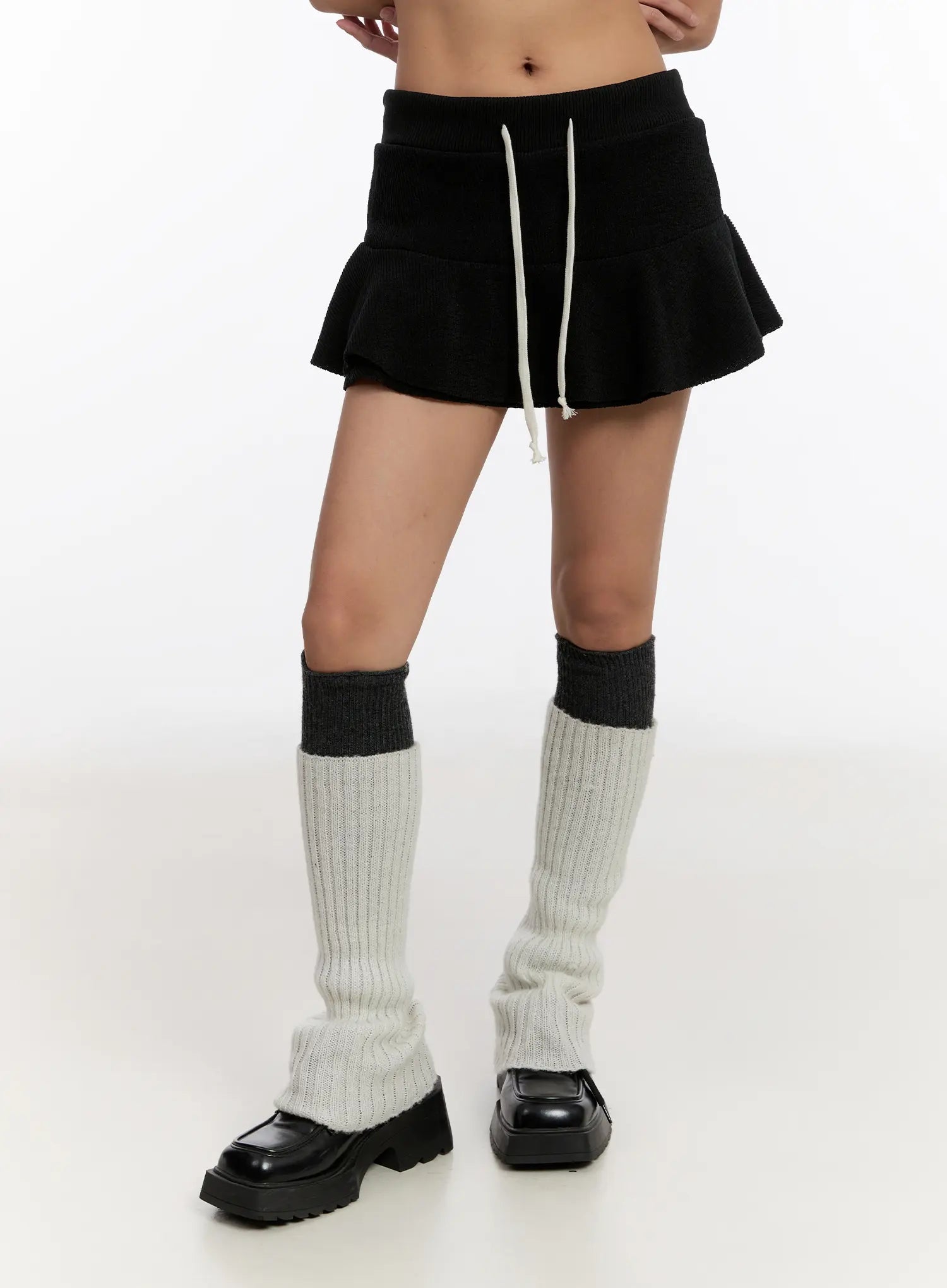 Ruffle Flare Mini Skirt CN527