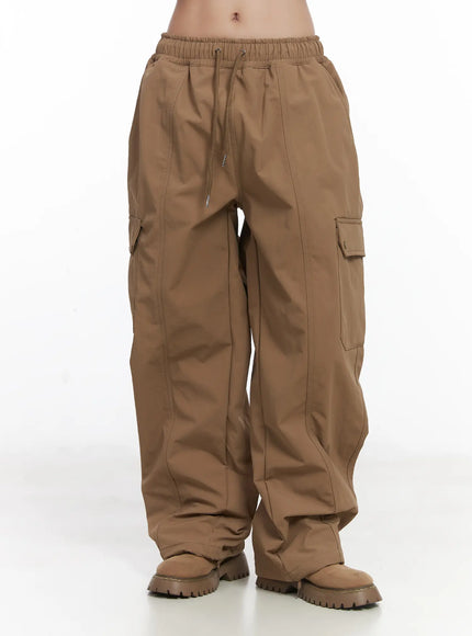 Wide Leg Cargo Pants CD530