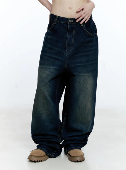Jinnie Washed Wide-Leg Jeans CG511