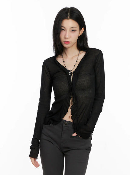 sheer-ruffle-long-sleeve-cardigan-cg522