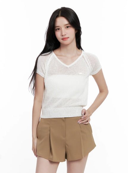 v-neck-knit-short-sleeve-top-cl515