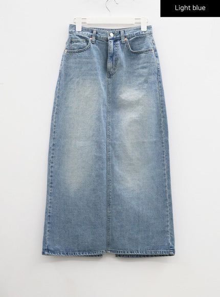 Denim Maxi Skirt CF324