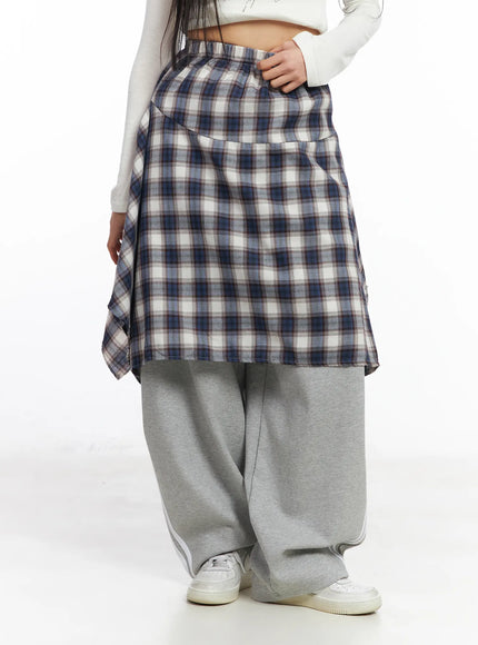 asymmetric-plaid-midi-skirt-cf506-1