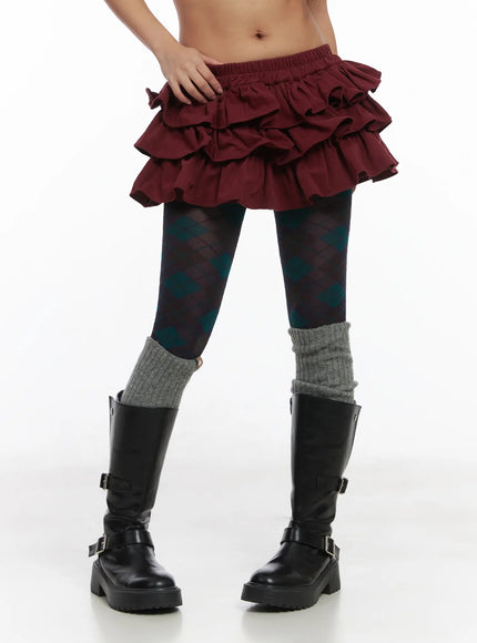 Ruffle Mini Skirt CJ513