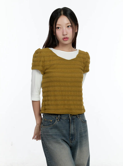 soft-stripe-puff-sleeve-top-cs517