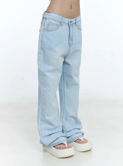 Mae Washed Flare Denim Jeans CG512