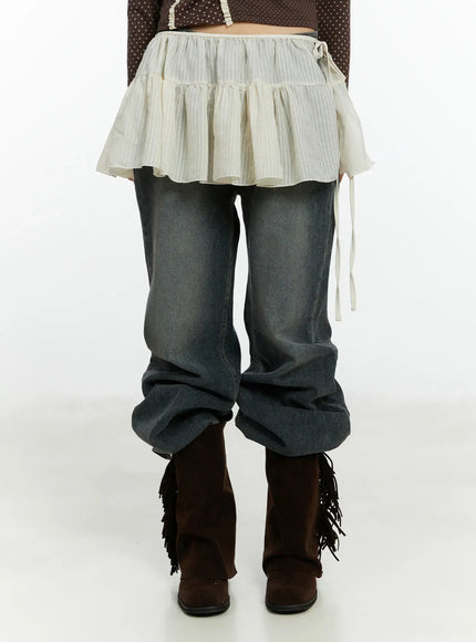 stripe-mini-wrap-skirt-cf509