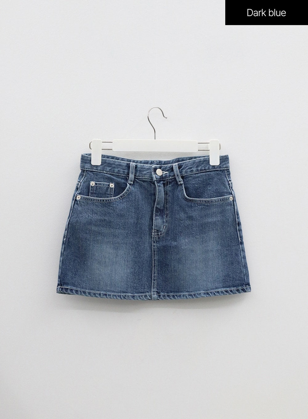 Mid-Rise Denim Mini Skirt OM303
